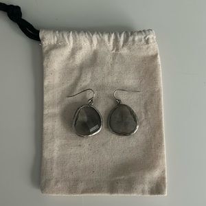 Anthropologie Stone Drop Earrings